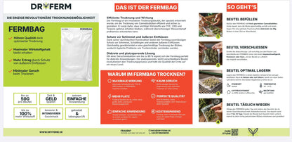 Dryferm Bags 3 Stück im W33dstar Bag
