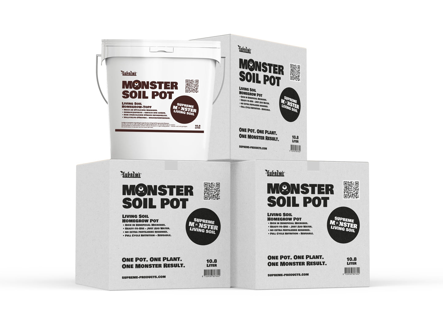 Monster Living Soil Pot 11 L